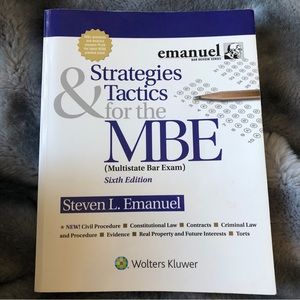 Strategies and Questions for the Multi-State Bar Exam MBE Emanuel 6th Ed.